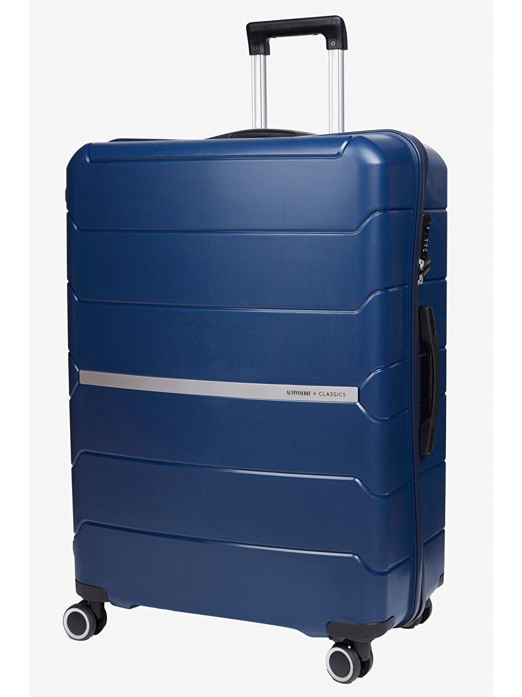 Erkek Lacivert Büyük Boy Valiz-1