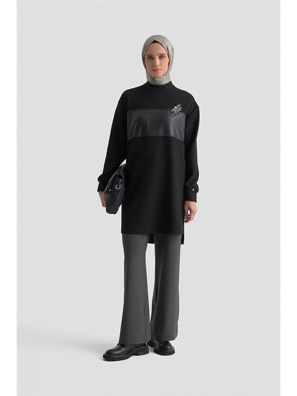 Trend Tunik 25Kt424 Siyah