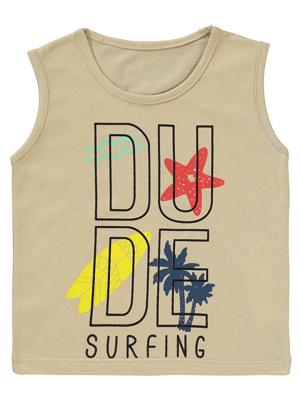 Erkek Çocuk Takım 2-5 Yaş Bej-1