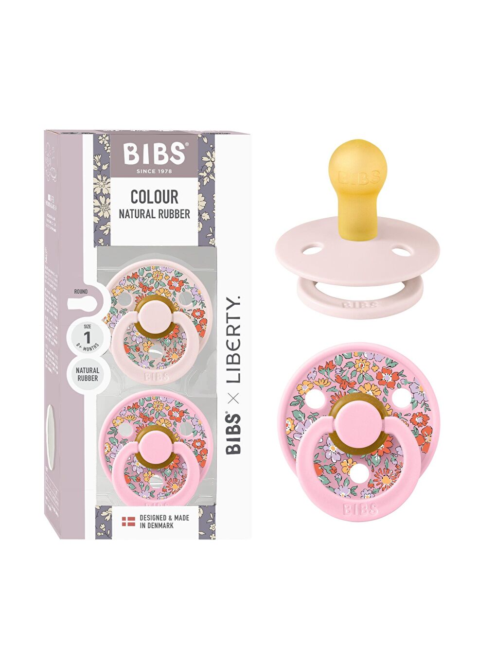 X Liberty Colour İkili Emzik Oscar Mea.-Petal-0-6 Ay-2