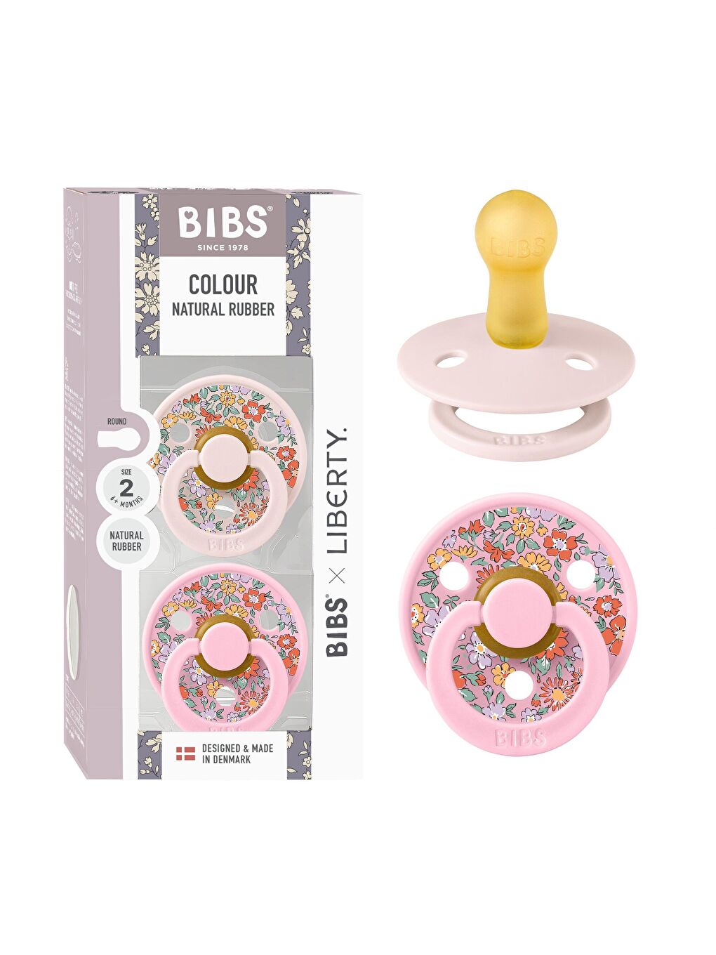 X Liberty Colour İkili Emzik Oscar Mea.-Petal-0-6 Ay-4