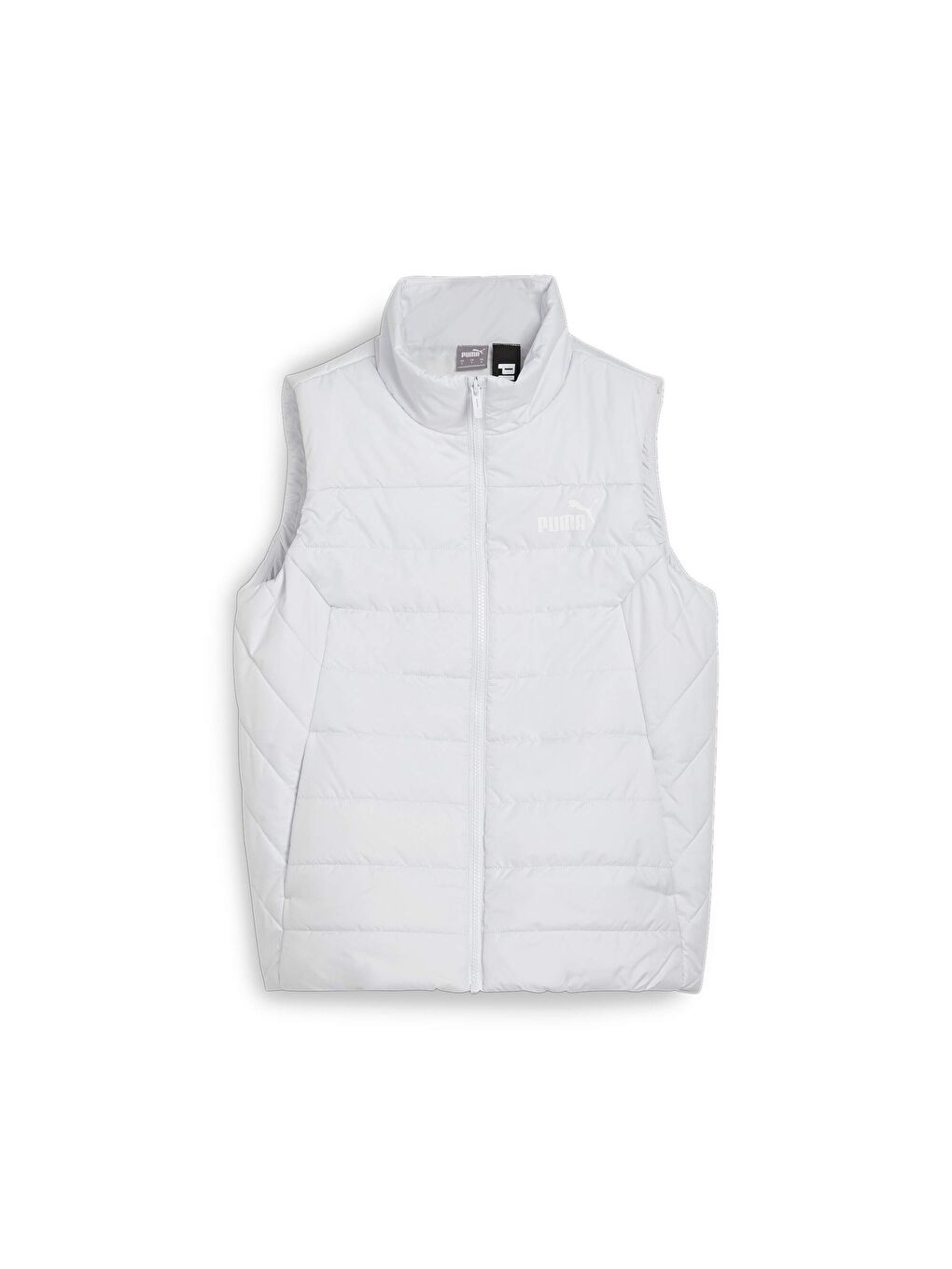 Gri ESSENTIALS Kadın Şişme Yelek-5