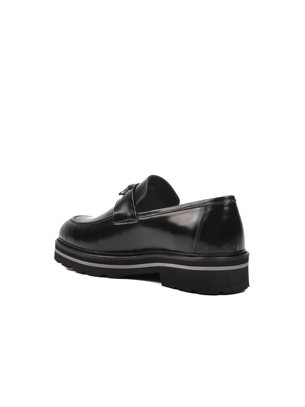 Ayakmod Siyah Açma Hakiki Deri Erkek Loafer Ayakkabı Premium 2871 M - 2