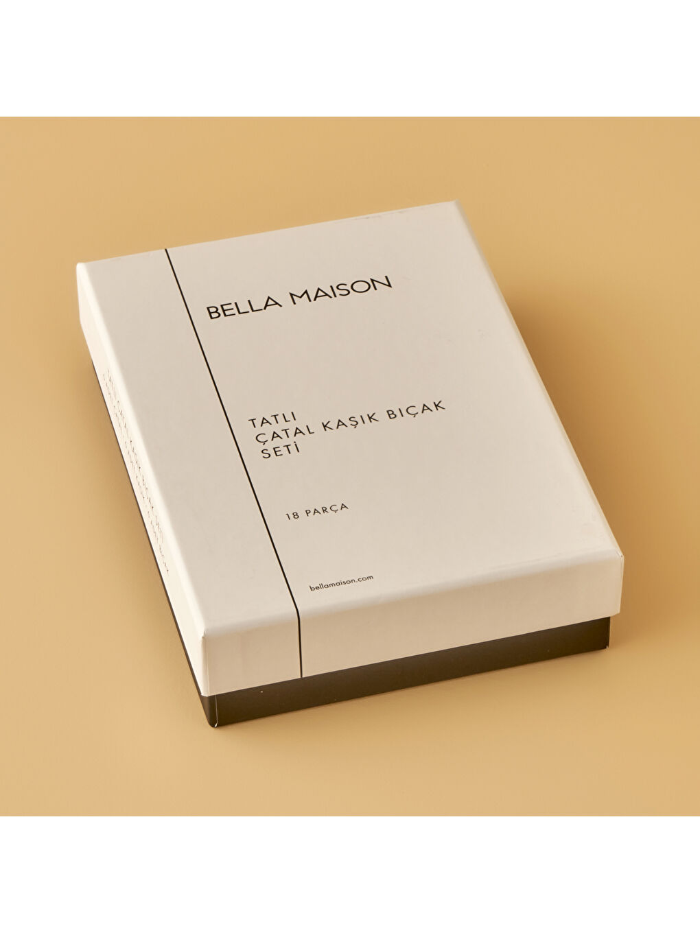 Bella Maison Gri Siena 18 Parça Tatlı Çatal Kaşık Bıçak Seti Silver - 2