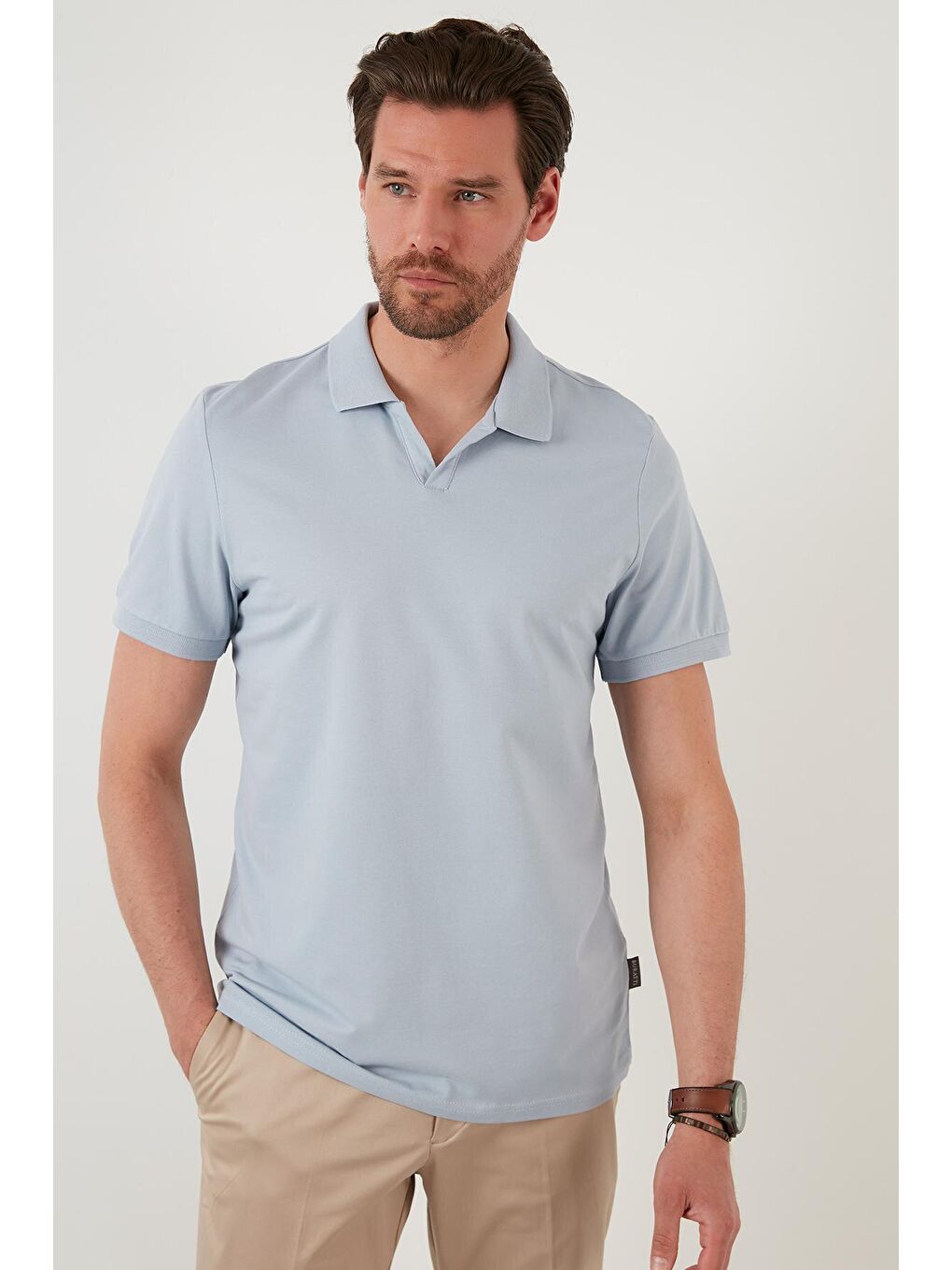 Buratti Mavi Slim Fit Pamuklu Polo T Shirt 5902141 - 2