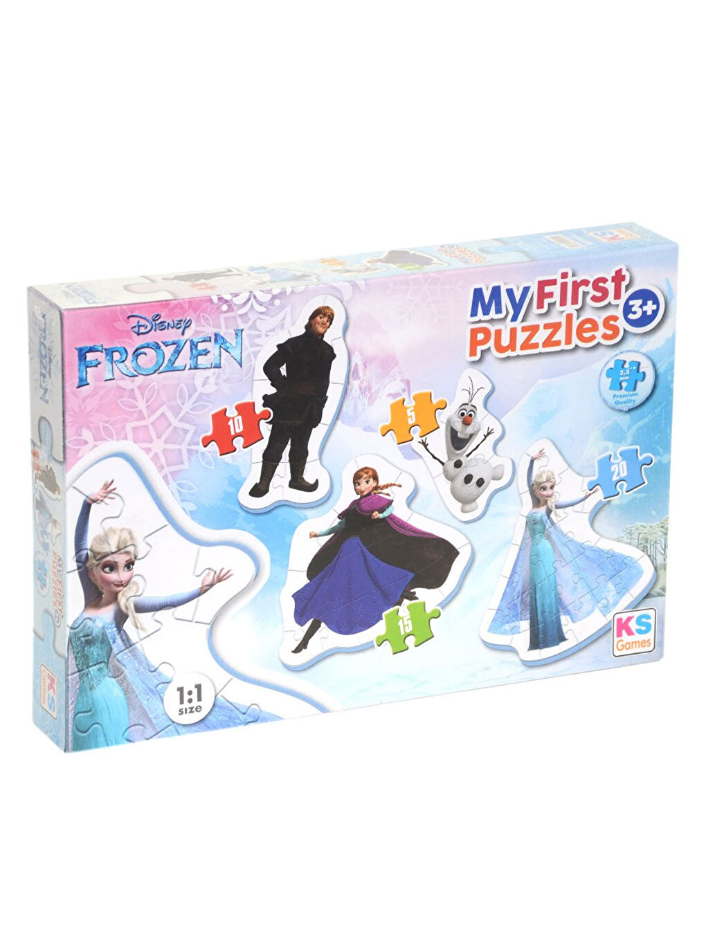 KS GAMES Puzzle 4 İn1 Frozen My First Frz10304