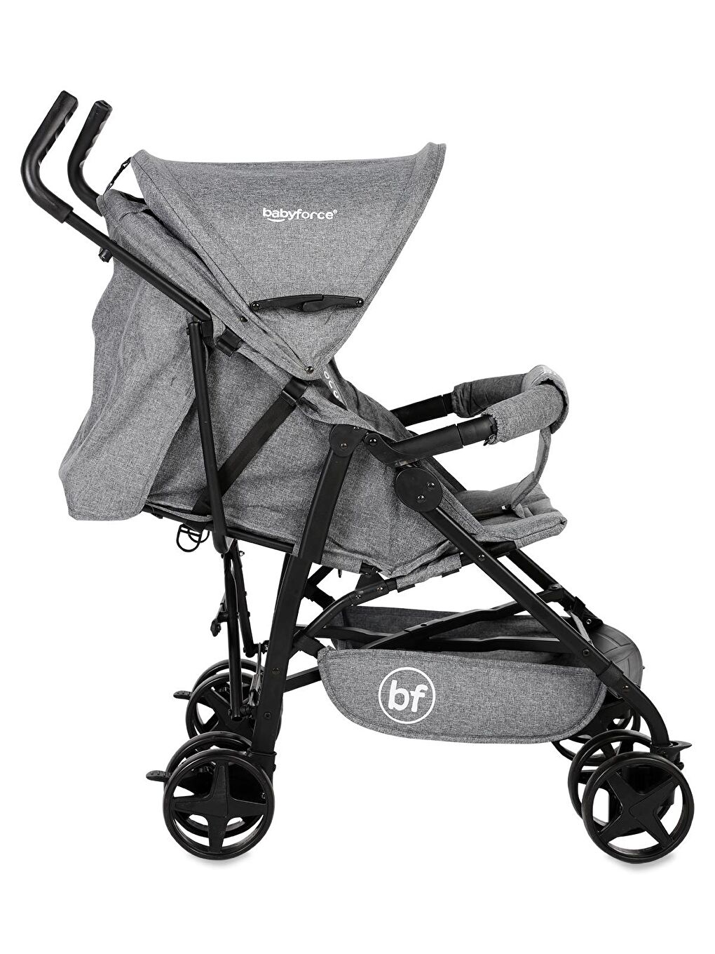 Baby Force Gri BF-300 Joy Baston Bebek Arabası Gri - 6