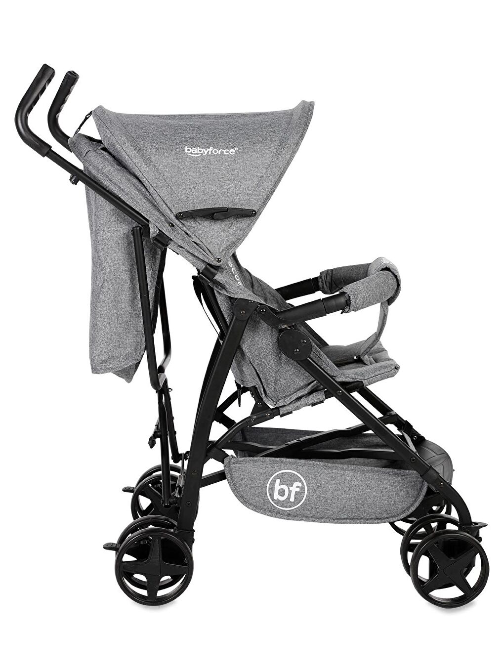 Baby Force Gri BF-300 Joy Baston Bebek Arabası Gri - 7