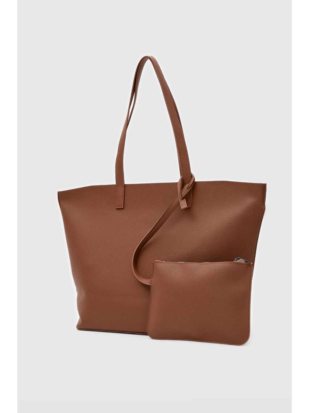 Kahverengi Carrie Cüzdanlı Omuz Çantası Taba-1