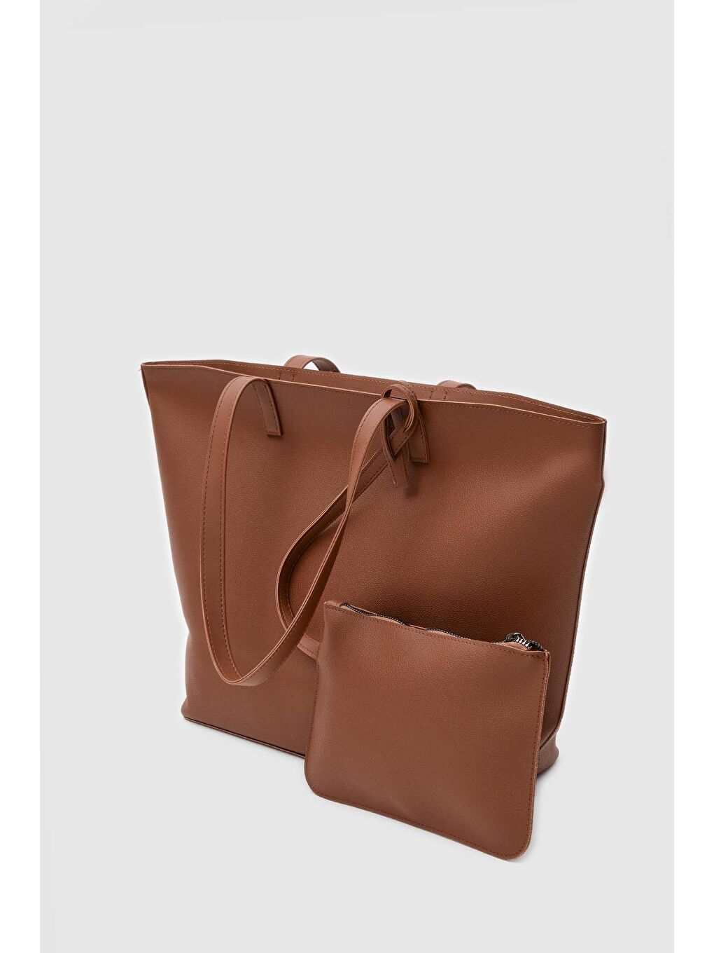 Kahverengi Carrie Cüzdanlı Omuz Çantası Taba-2