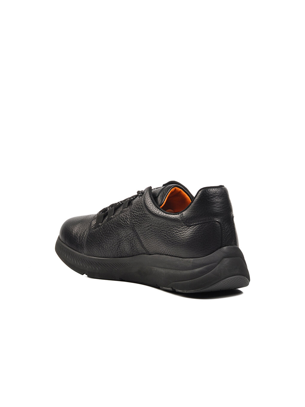 Siyah Hakiki Deri Erkek Casual Ayakkabı 254103 M-3