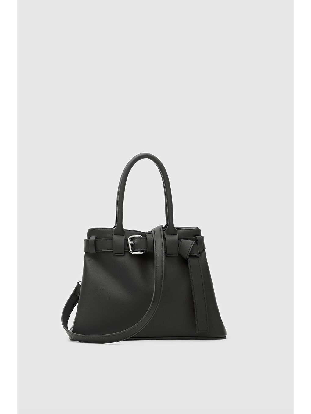 Tess Tokalı El Ve Omuz Çantası Siyah-3