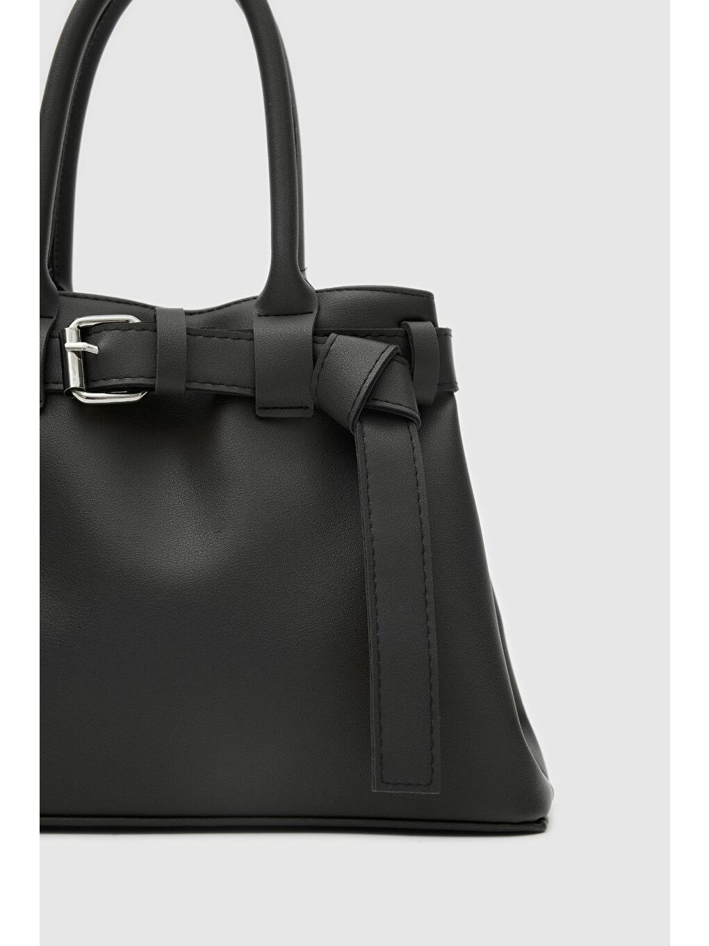 Tess Tokalı El Ve Omuz Çantası Siyah-6