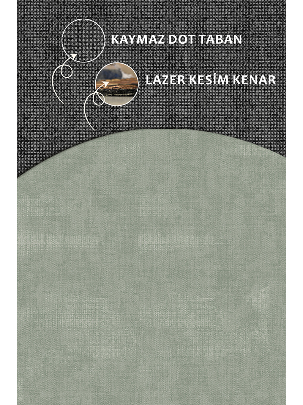 Kırmızı Modern Dekoratif Halı – Makinada Yıkanabilir, Kaymaz Taban, İnce Lazer Kesim Halı-3