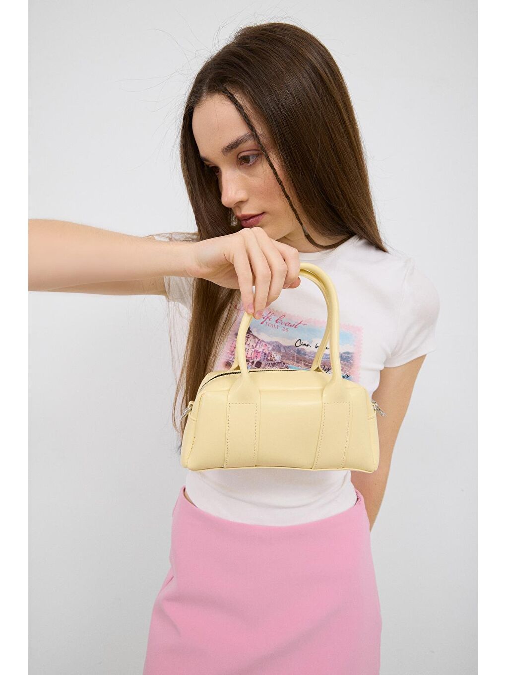Arte El Ve Çapraz Çanta Sarı-1