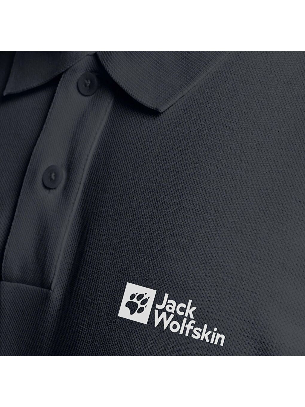 Lacivert Polo Yaka Kısa Kollu Tişört-1