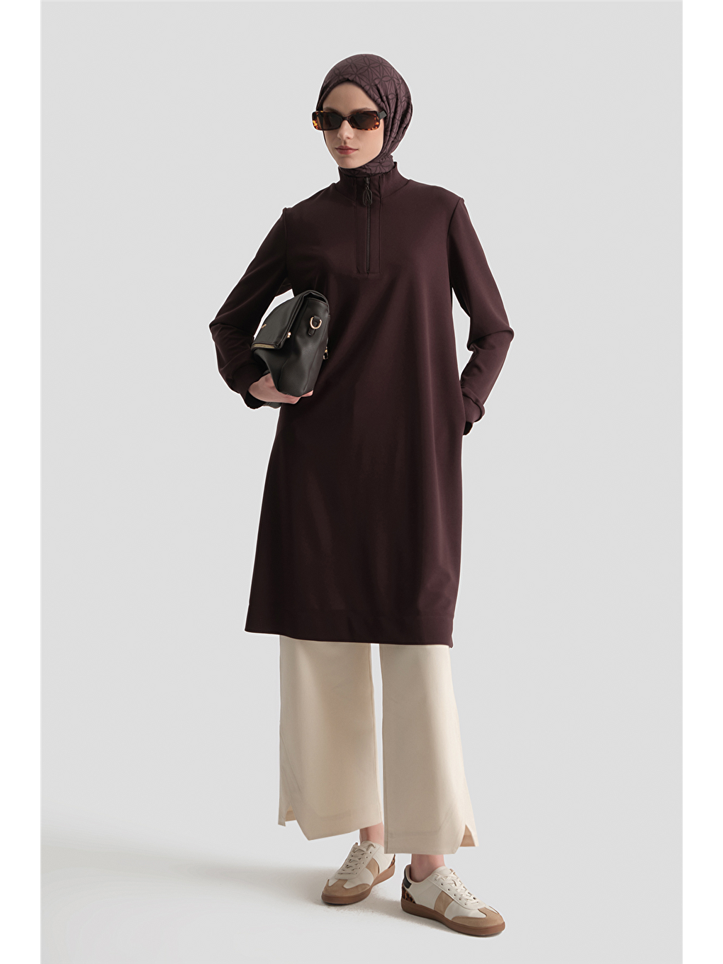 Trend Tunik 25Kt465 Kahverengi-3