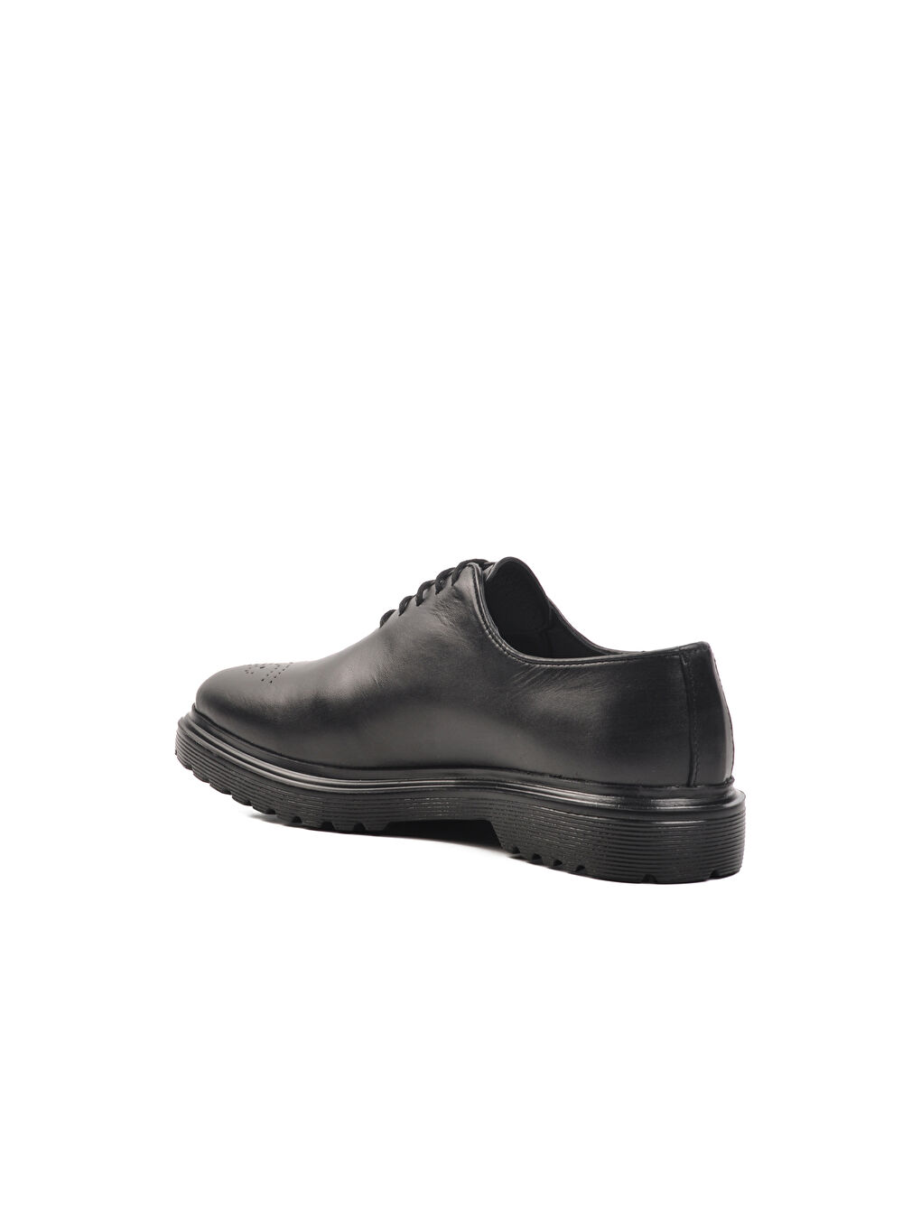 Siyah Hakiki Deri Erkek Klasik Ayakkabı Br-46003 M-3