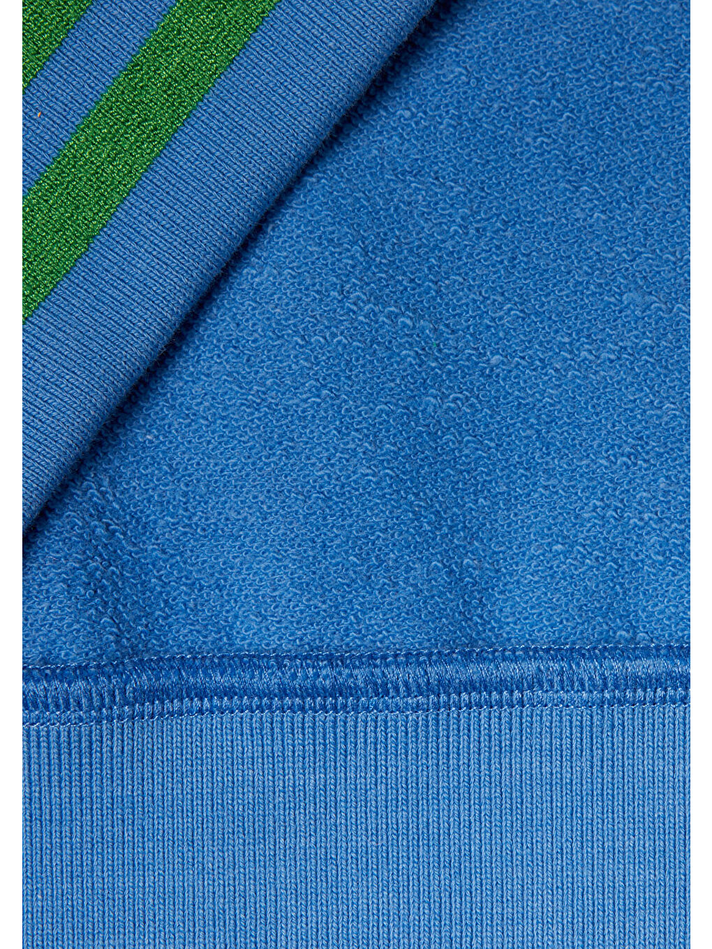 Unisex Mavi Stranger Things Renk Bloklu Sweatshirt-8