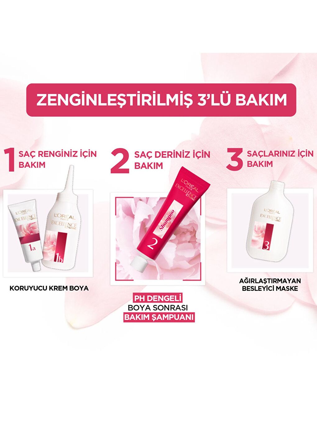 L'Oreal Paris Kahverengi Excellence Creme Saç Boyası 7 Kumral - 8