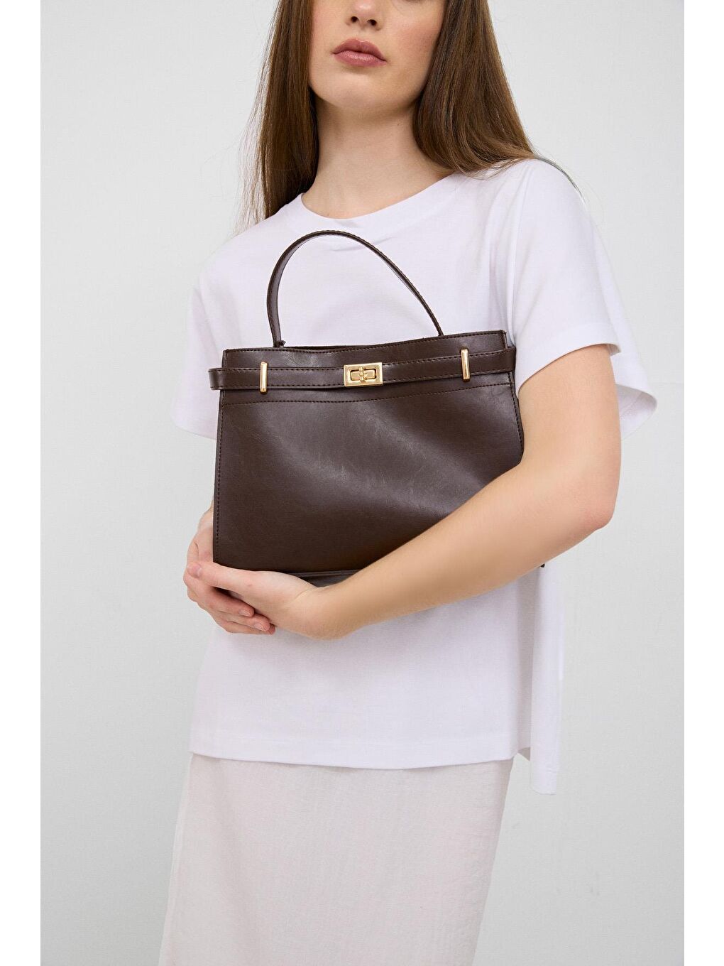 Blaze El Ve Çapraz Çanta Kahverengi-1