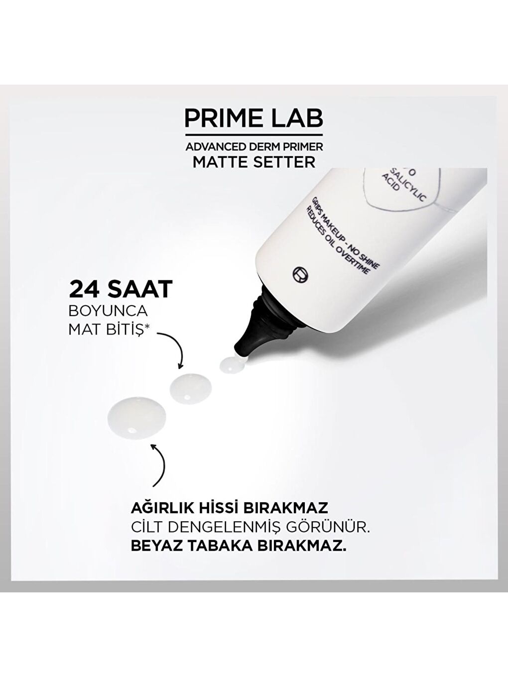 L'Oreal Paris Şeffaf Prime Lab Matte Setter Matlaştırıcı Makyaj Bazı - 2