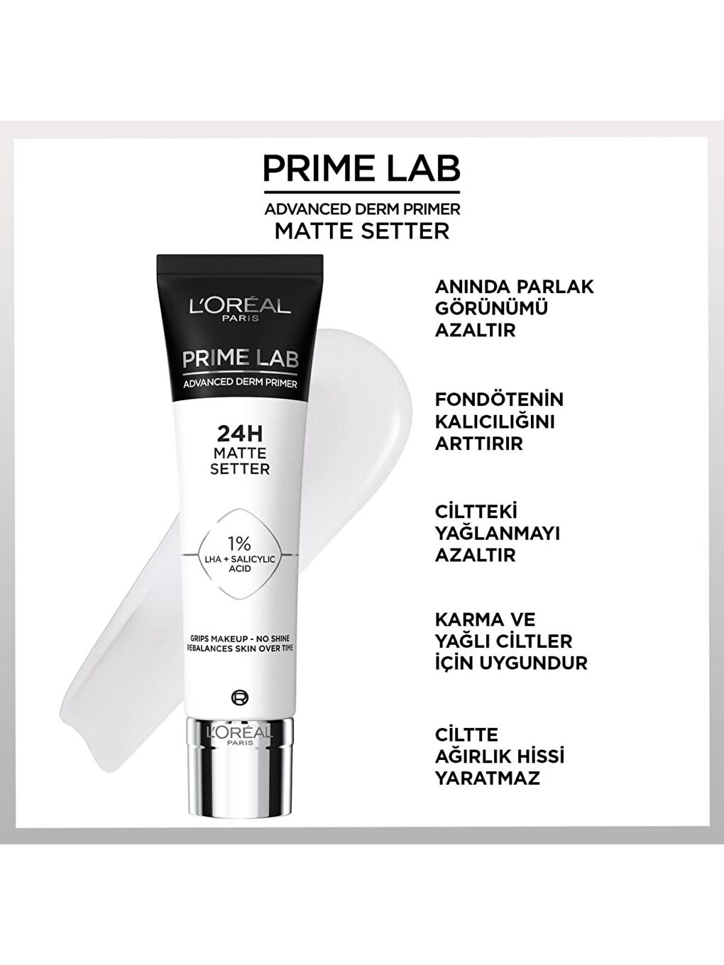 L'Oreal Paris Şeffaf Prime Lab Matte Setter Matlaştırıcı Makyaj Bazı - 5