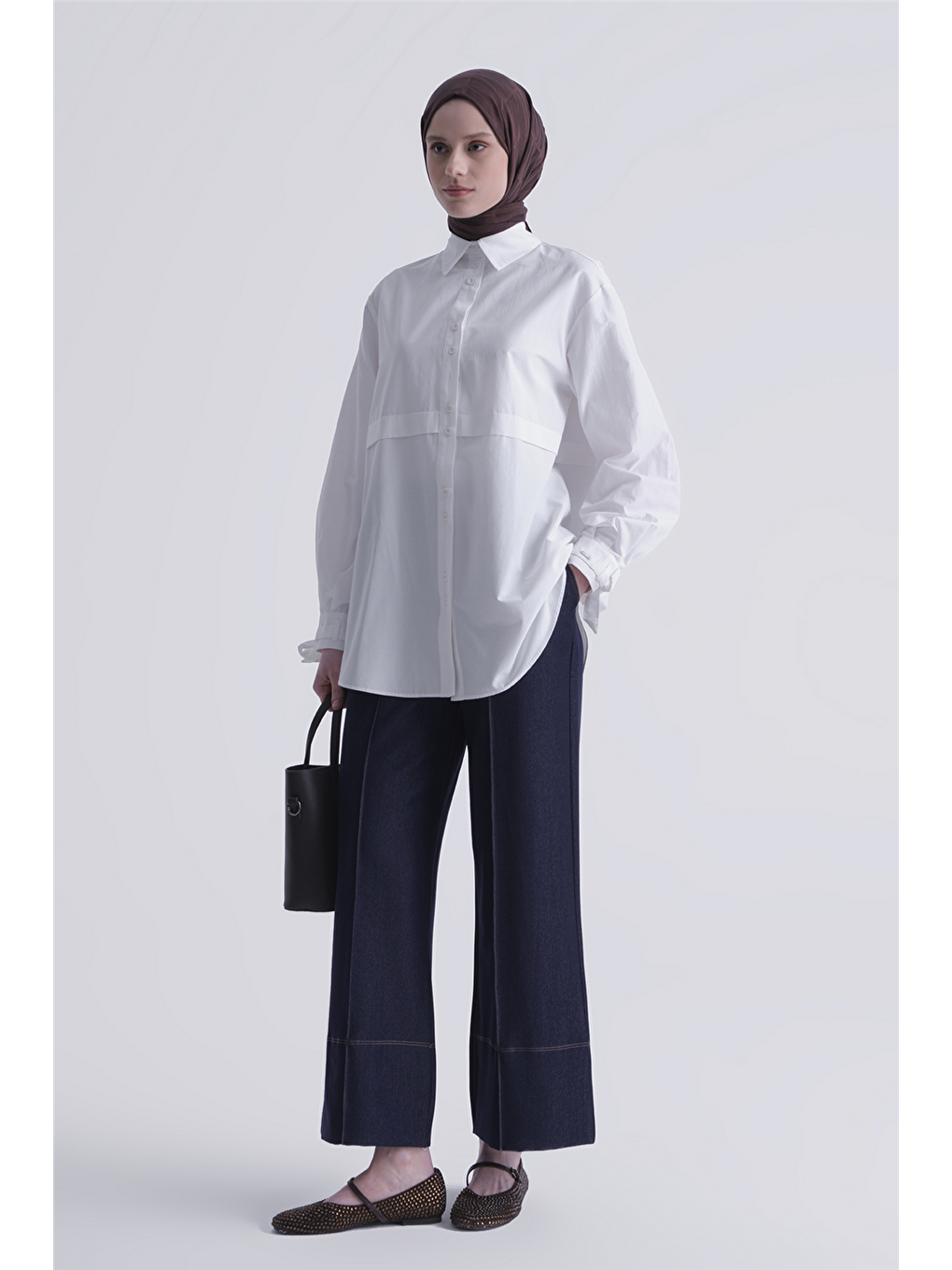 Aller Parçalı Tunik Ekru-1