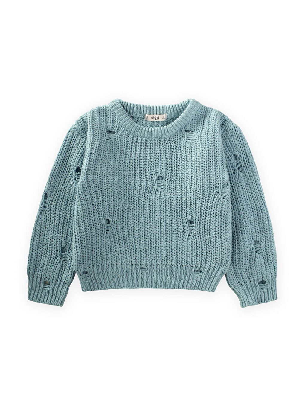 Yeşil Erkek Çocuk Triko Kazak