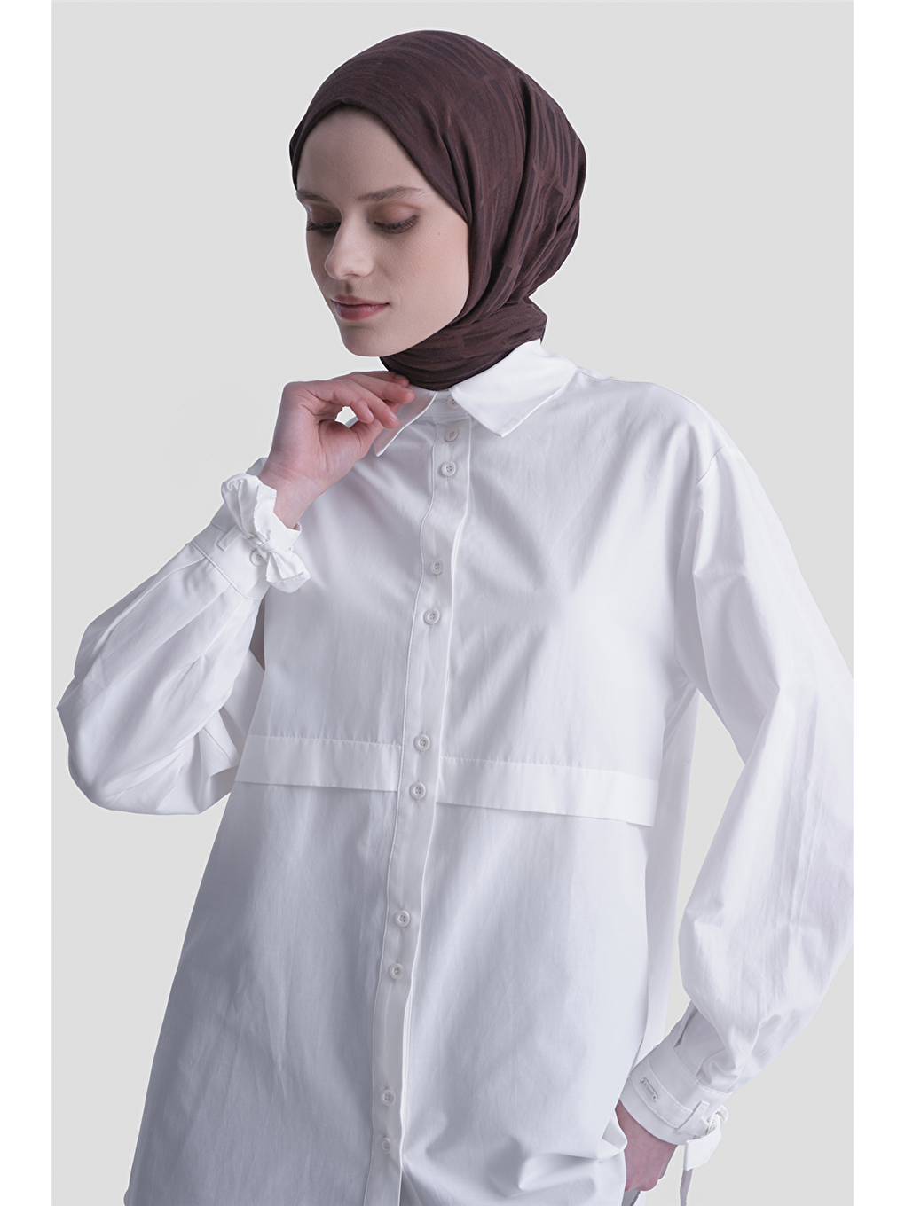 Aller Parçalı Tunik Ekru-4