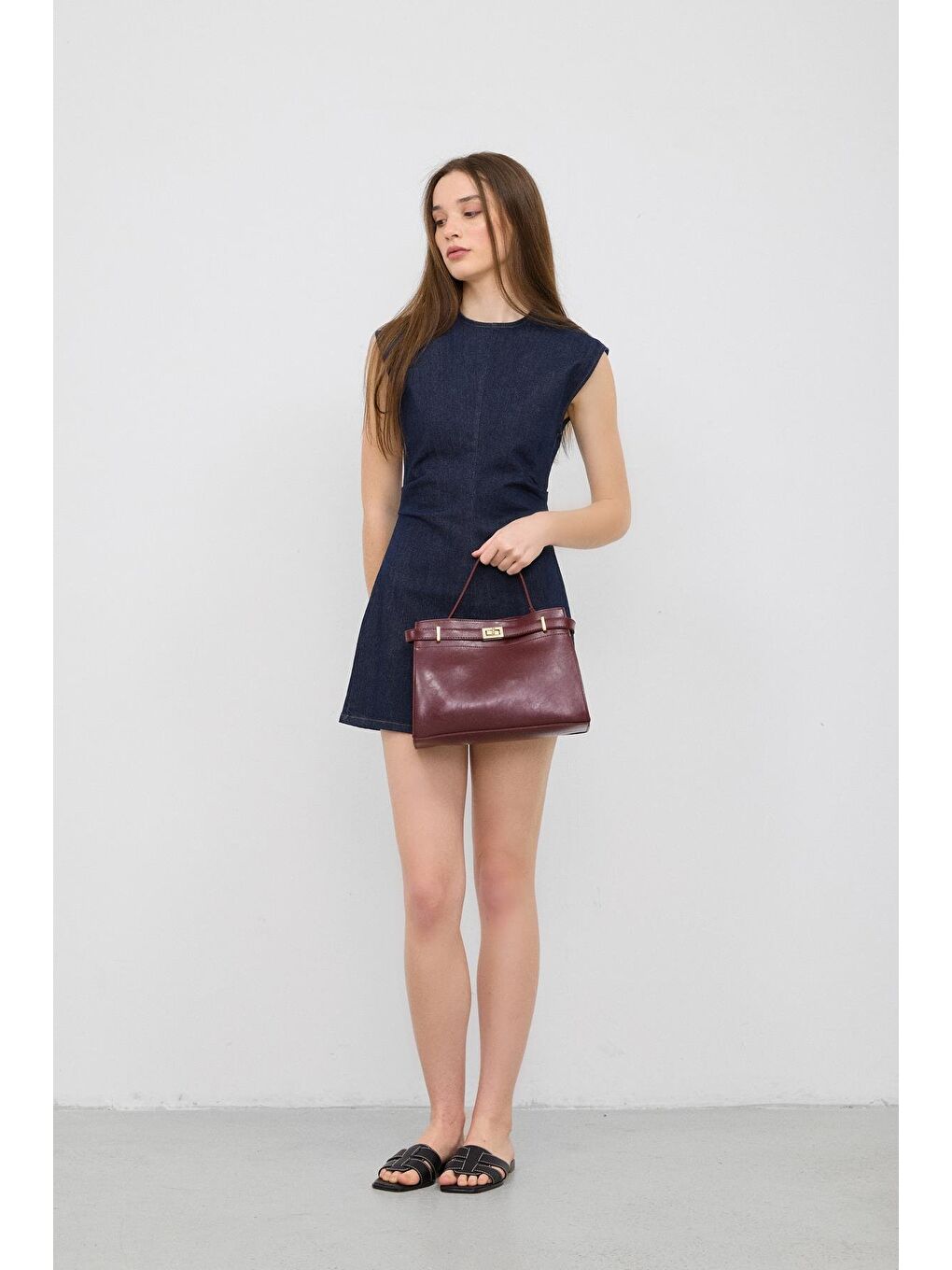 Blaze El Ve Çapraz Çanta Bordo-6