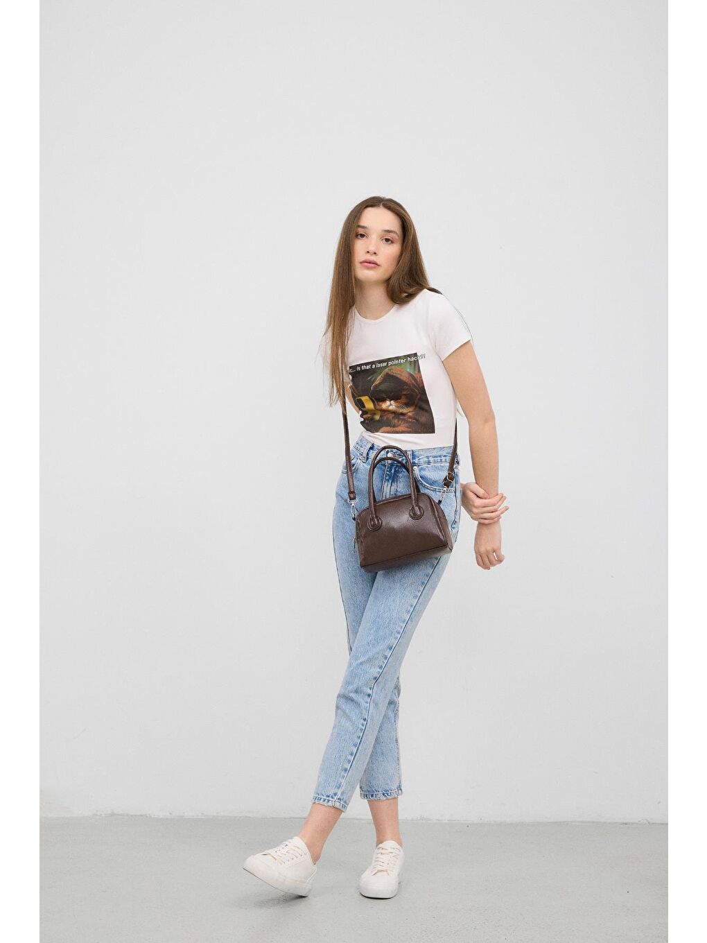 Mivy Çapraz Çanta Kahverengi-5