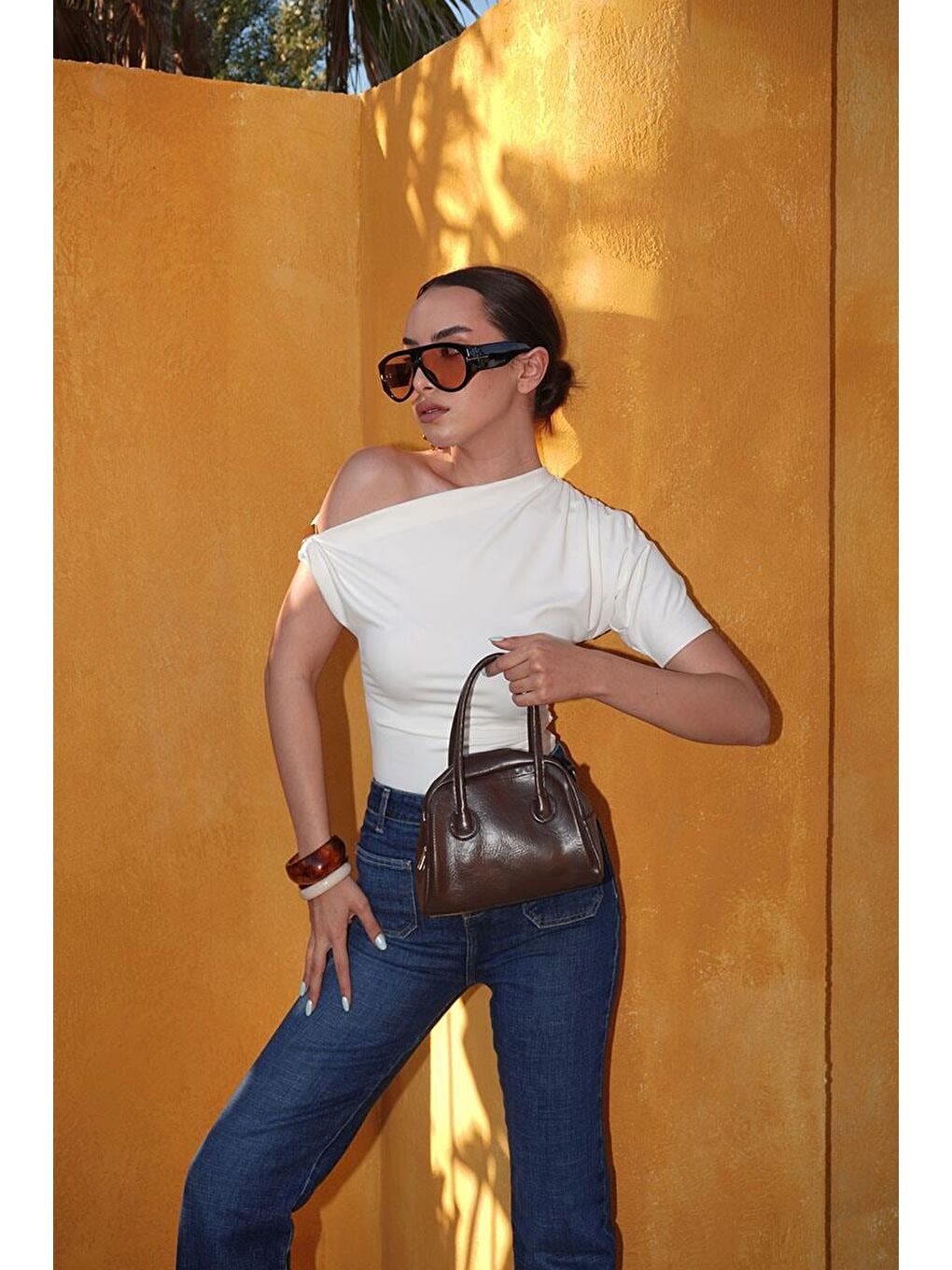 Mivy Çapraz Çanta Kahverengi-7