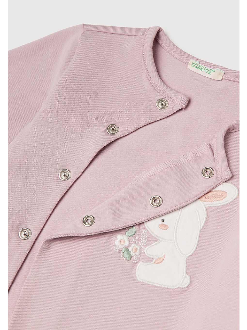 Pembe Bebek Gül Kurusu Sweatshirt Body Eşofman Takımı-2