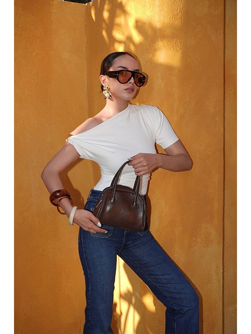 Mivy Çapraz Çanta Kahverengi-8