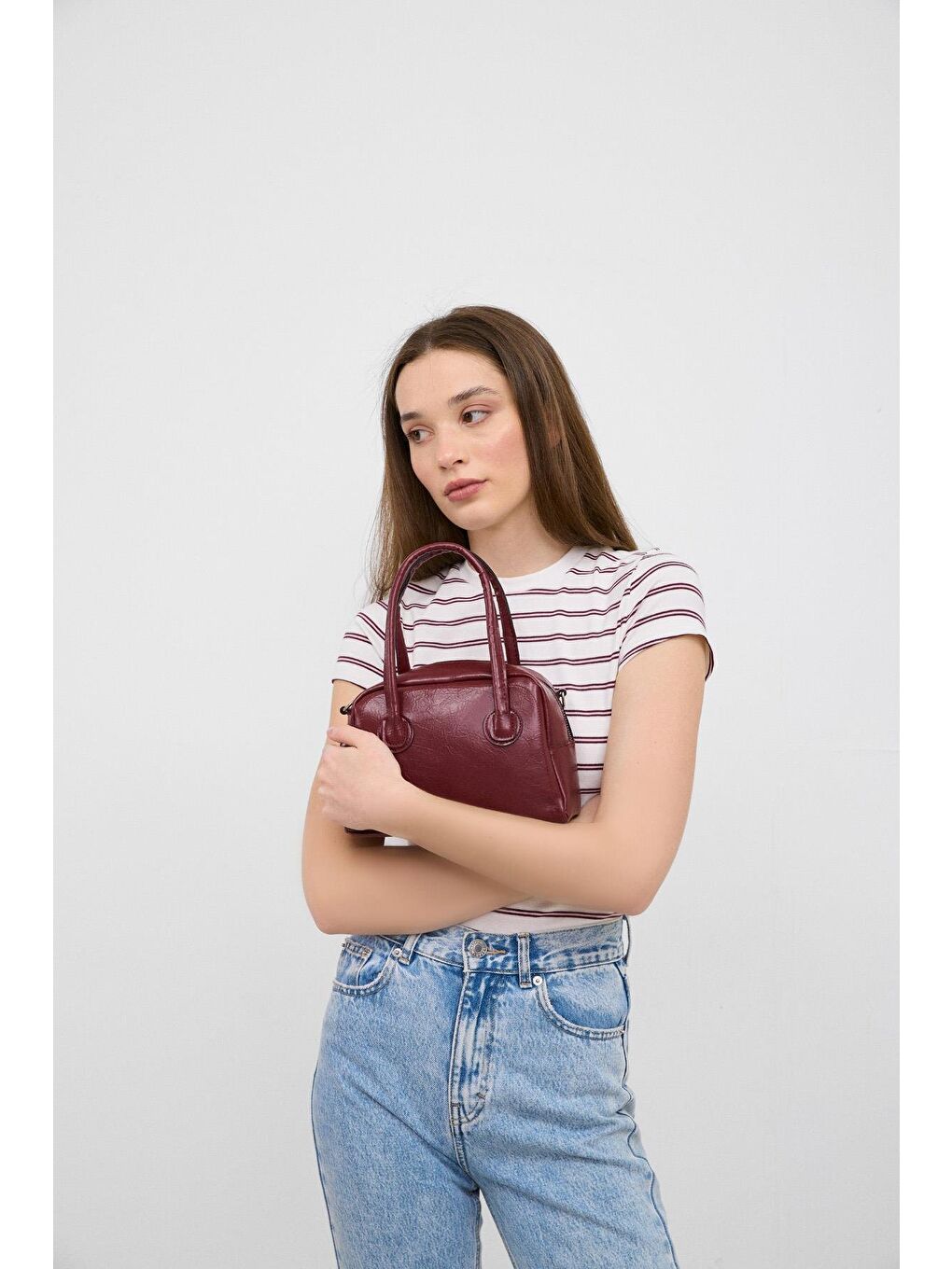 Mivy Çapraz Çanta Bordo-1