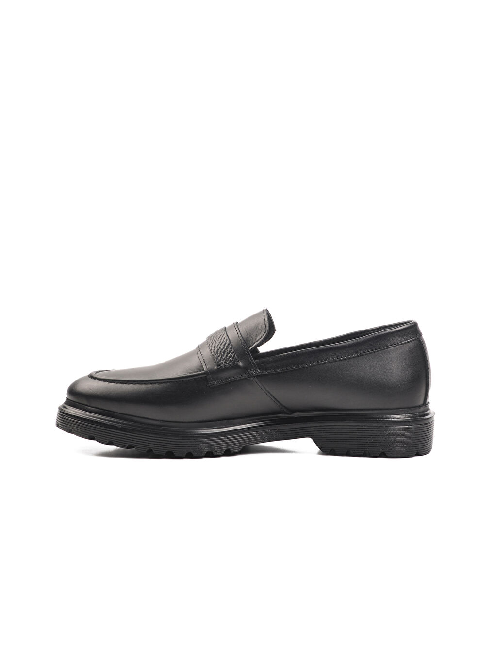 Siyah Hakiki Deri Erkek Klasik Ayakkabı Br-47004 M-2