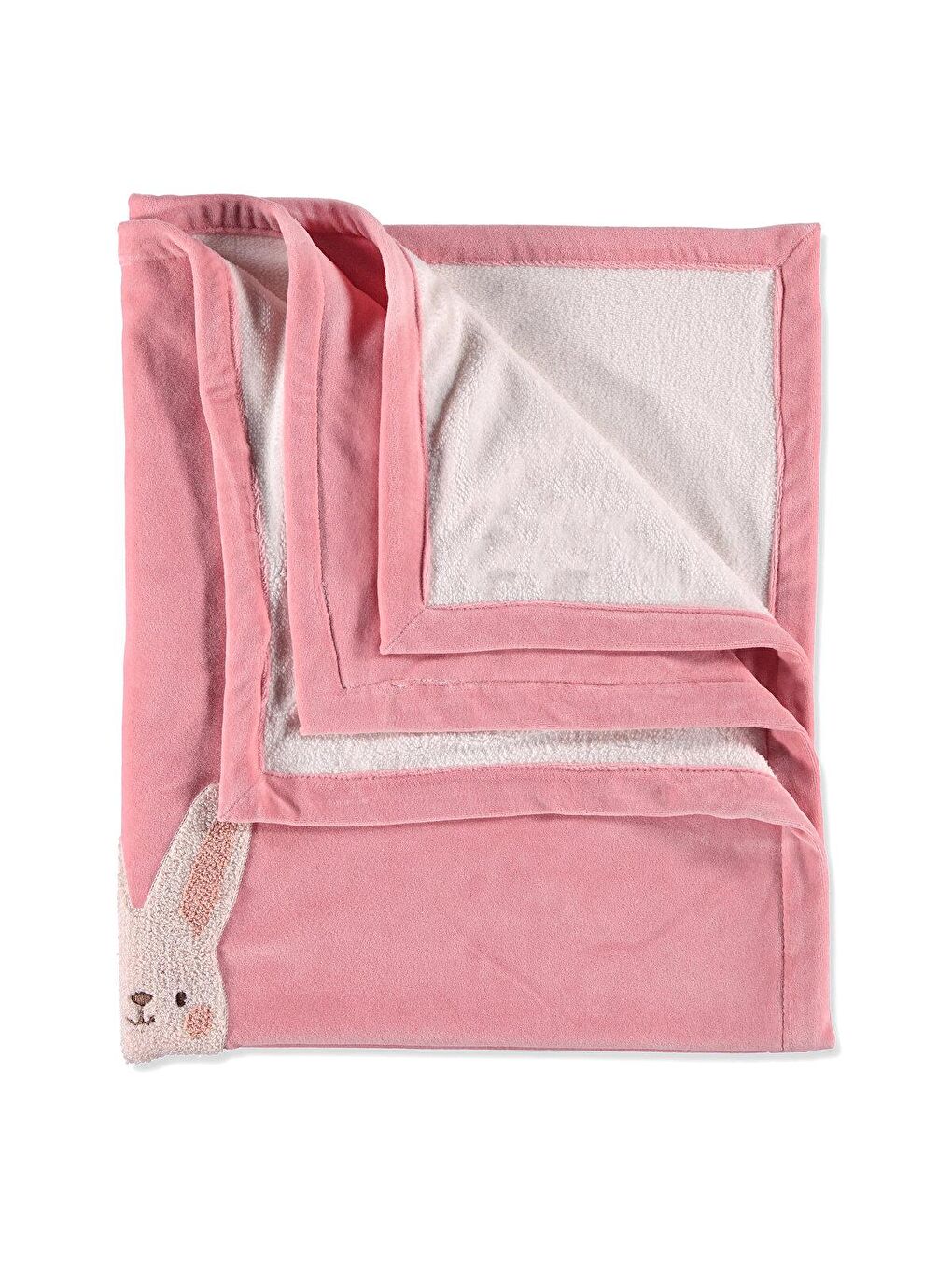 Pembe Nakışlı Battaniye-2