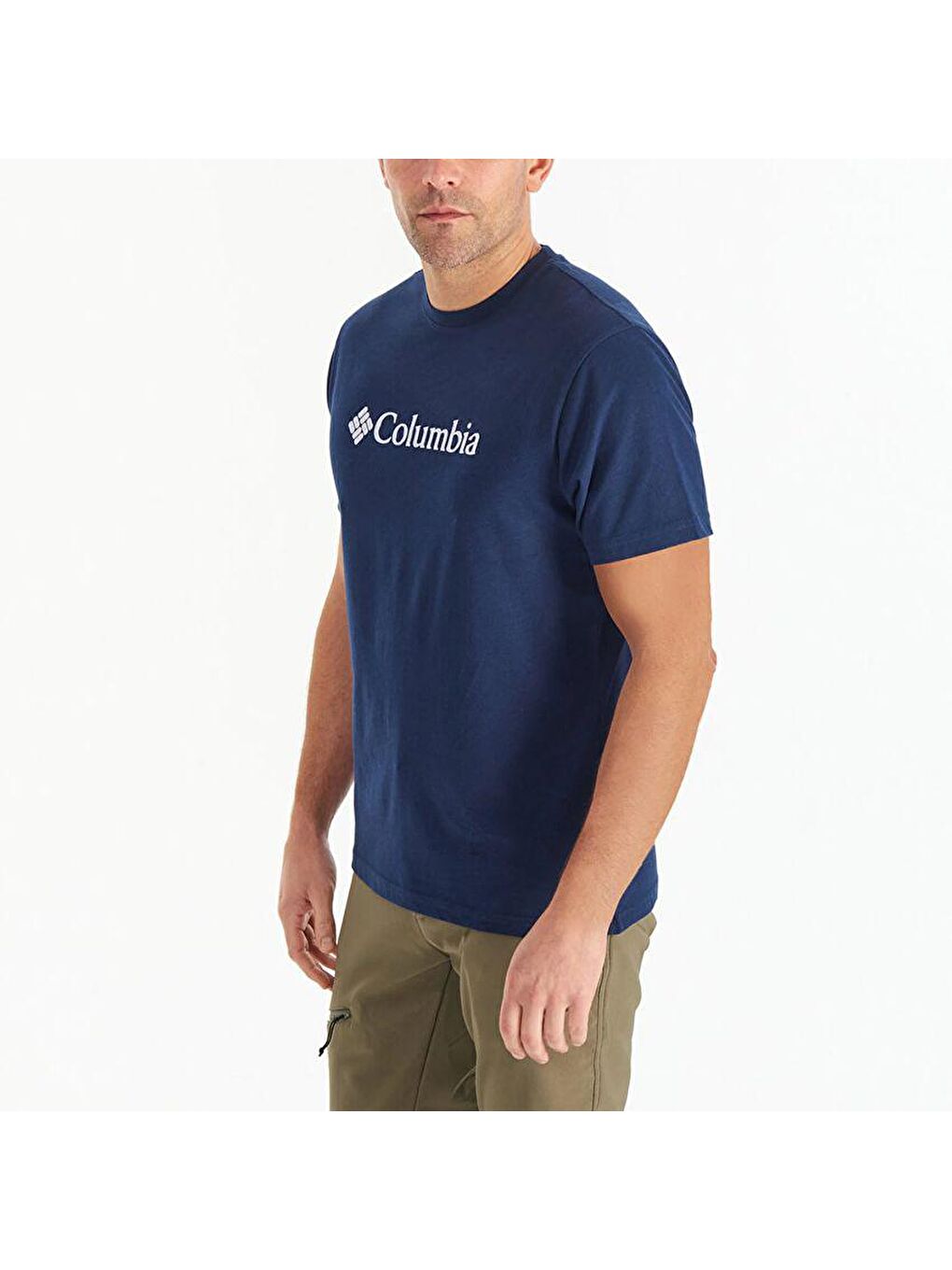 Columbia Lacivert CSC M Basic Logo Brushed Erkek Kısa Kollu T-Shirt Lacivert CS0287-466 - 3