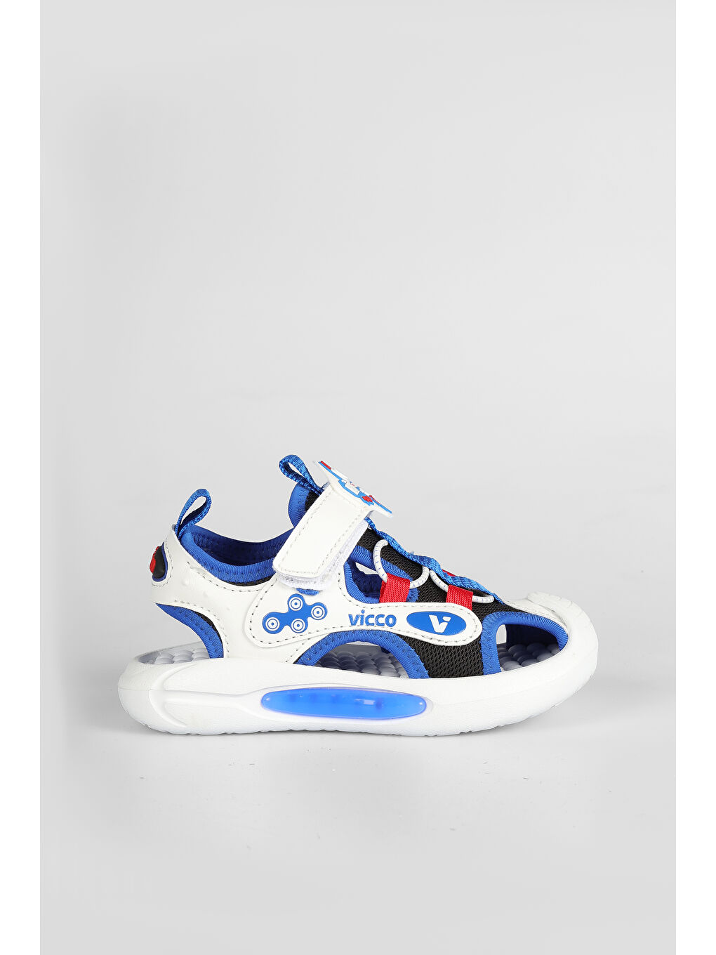 Rocket Işıklı Erkek Okul Öncesi Saks Mavi Sandalet-3