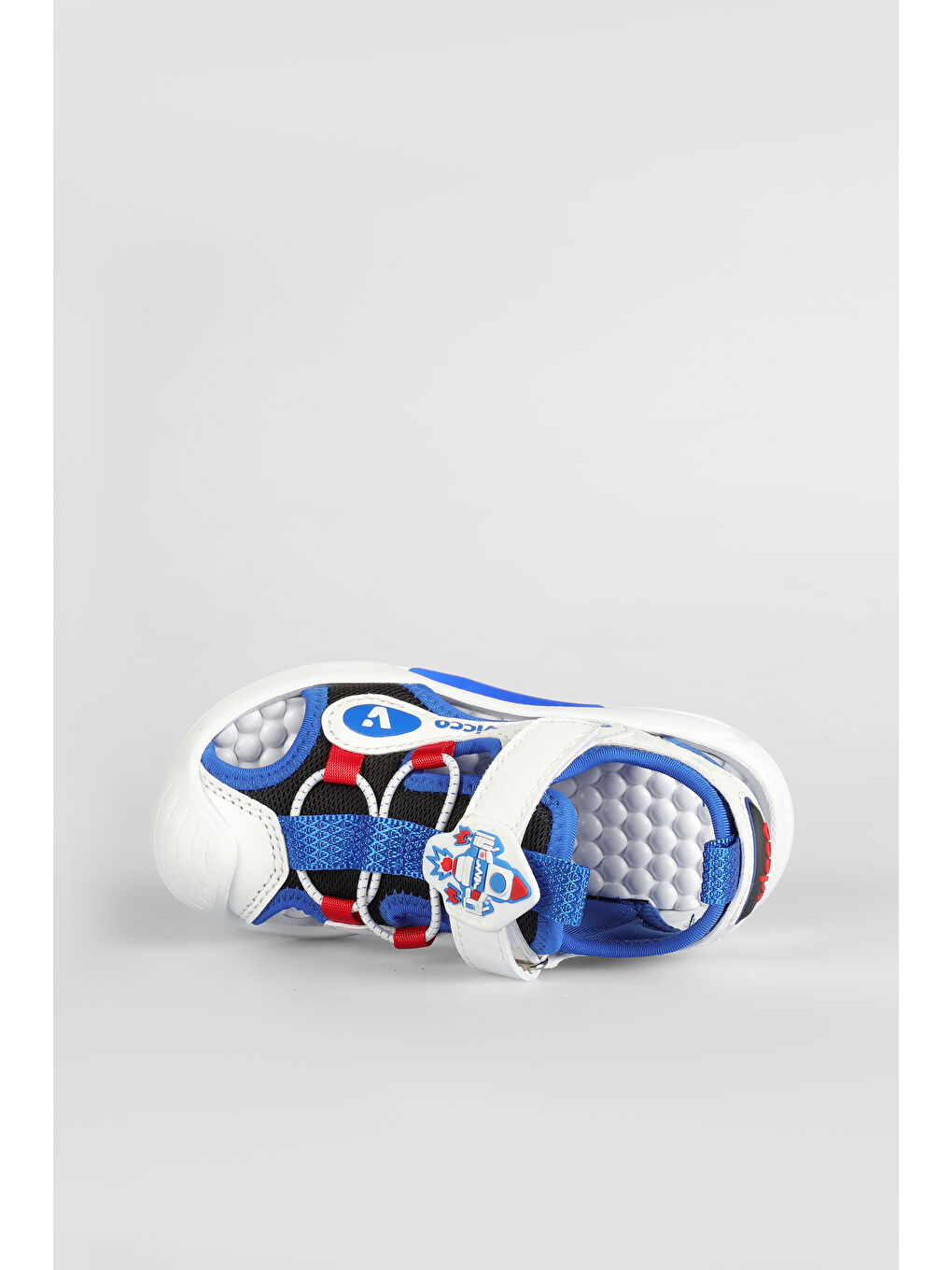 Rocket Işıklı Erkek Okul Öncesi Saks Mavi Sandalet-5