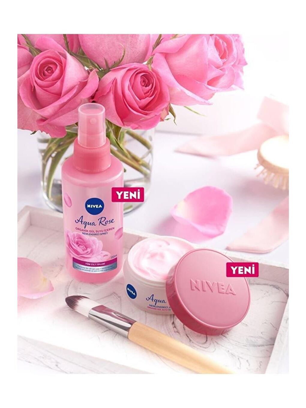 NIVEA Şeffaf Aqua Rose Nemlendirici Yüz Spreyi 150 ml - 5