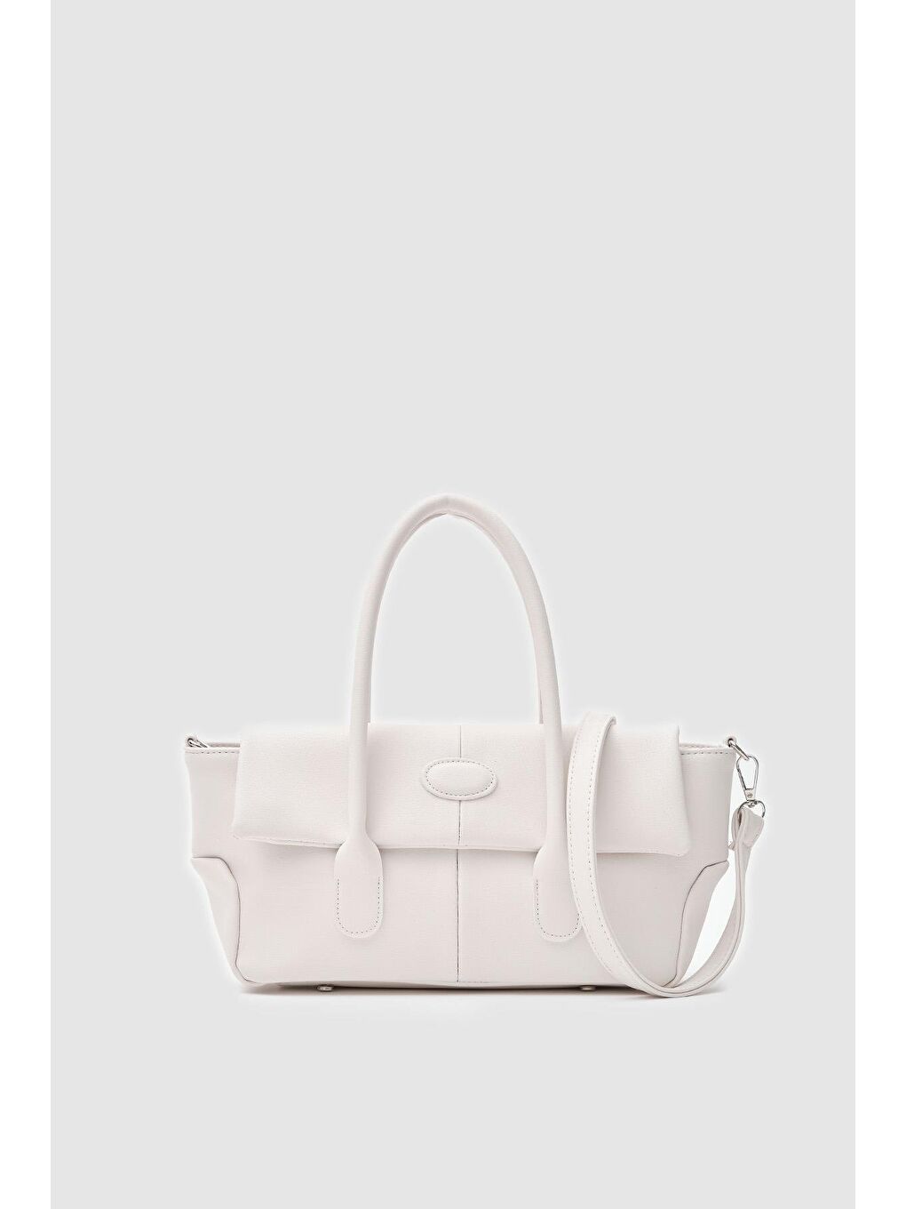 Ekru Candice El Ve Çapraz Çanta Krem-1