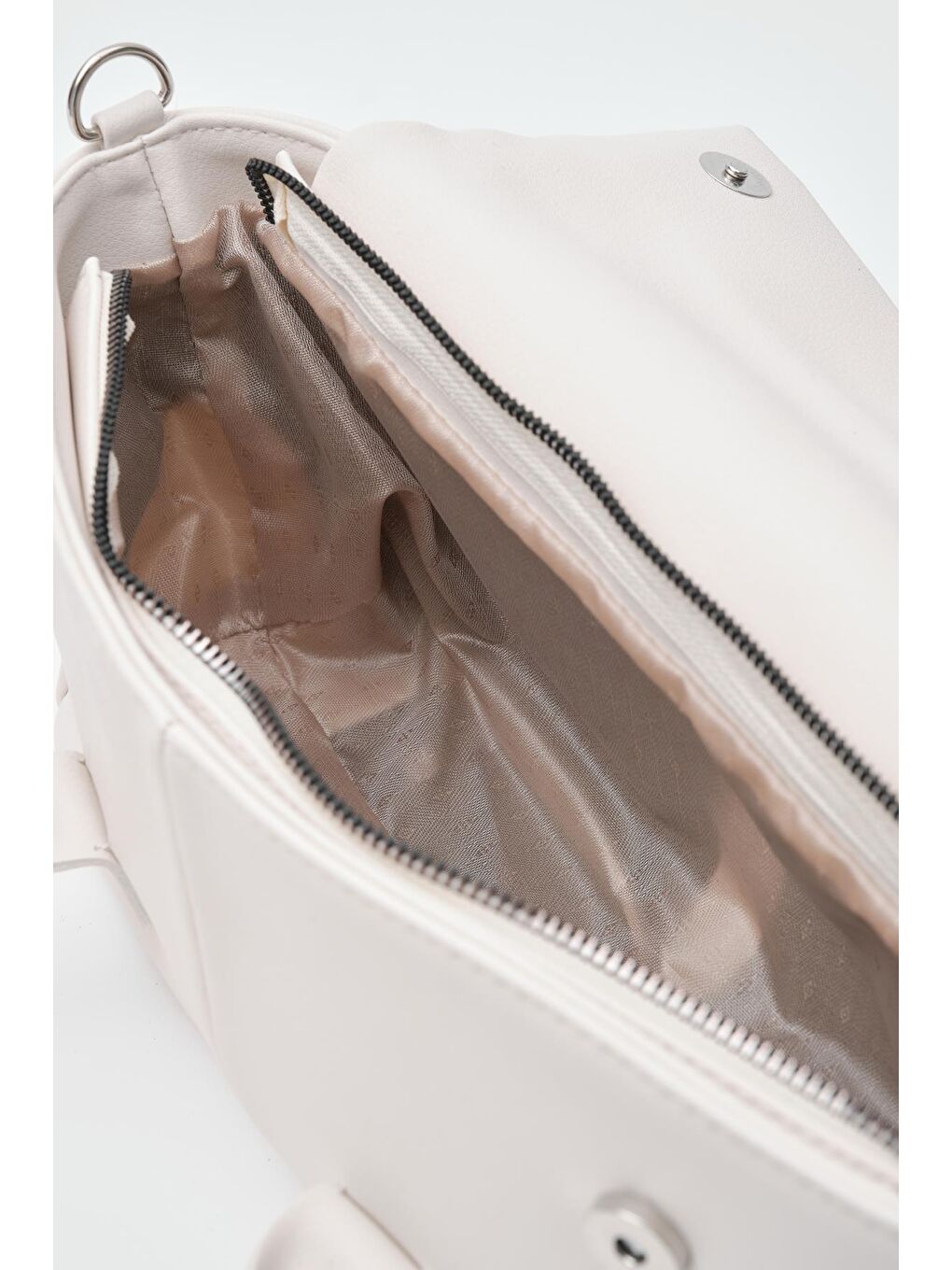 Ekru Candice El Ve Çapraz Çanta Krem-5