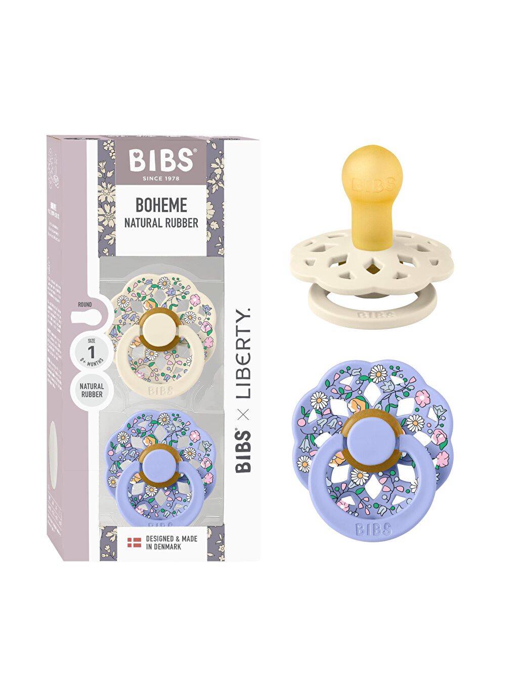 X Liberty Boheme İkili Emzik Chloe M-Ivory-0-6 Ay-2