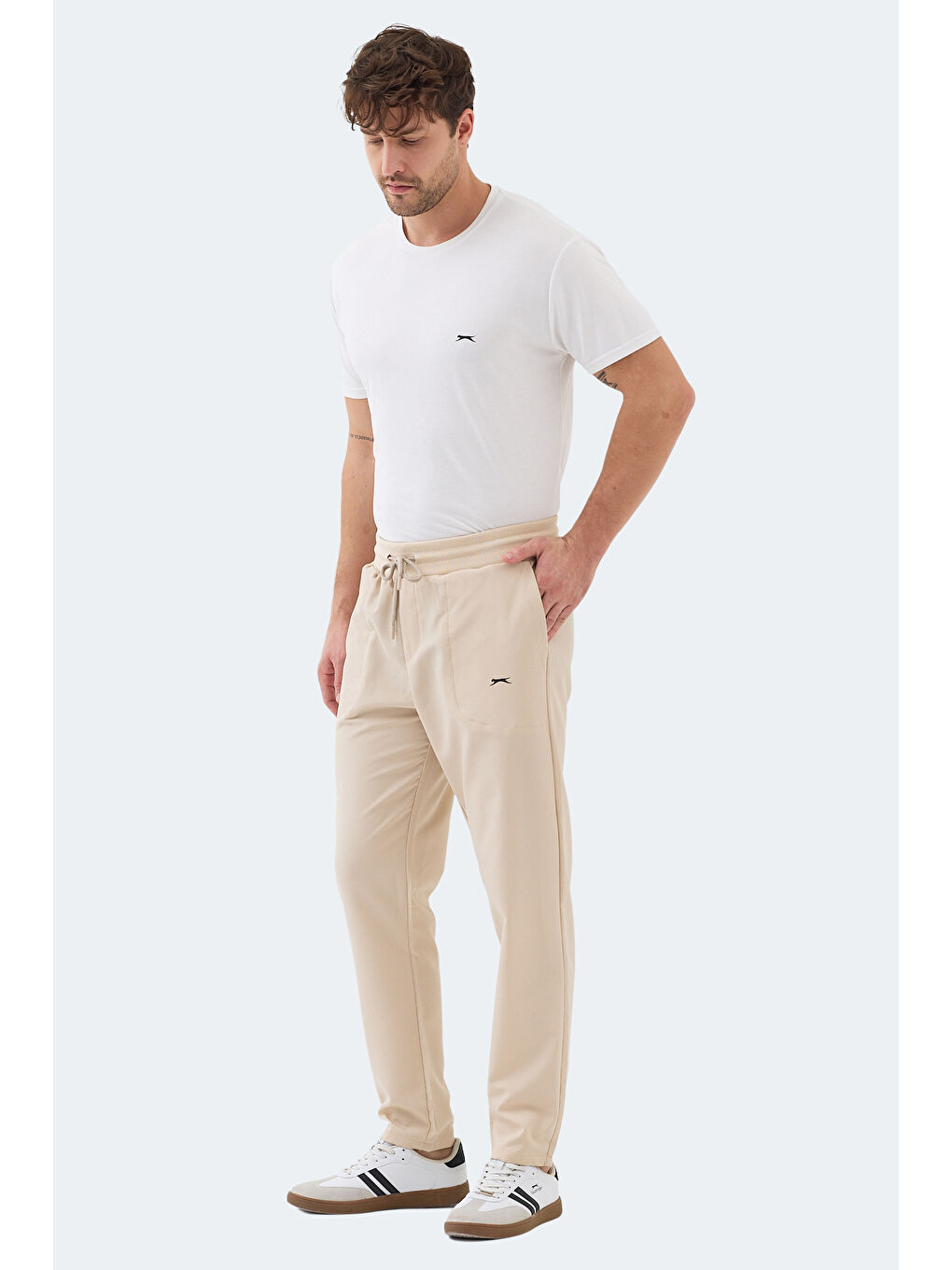 Kahverengi MANUS Erkek Cepli Camel Eşofman Altı-1