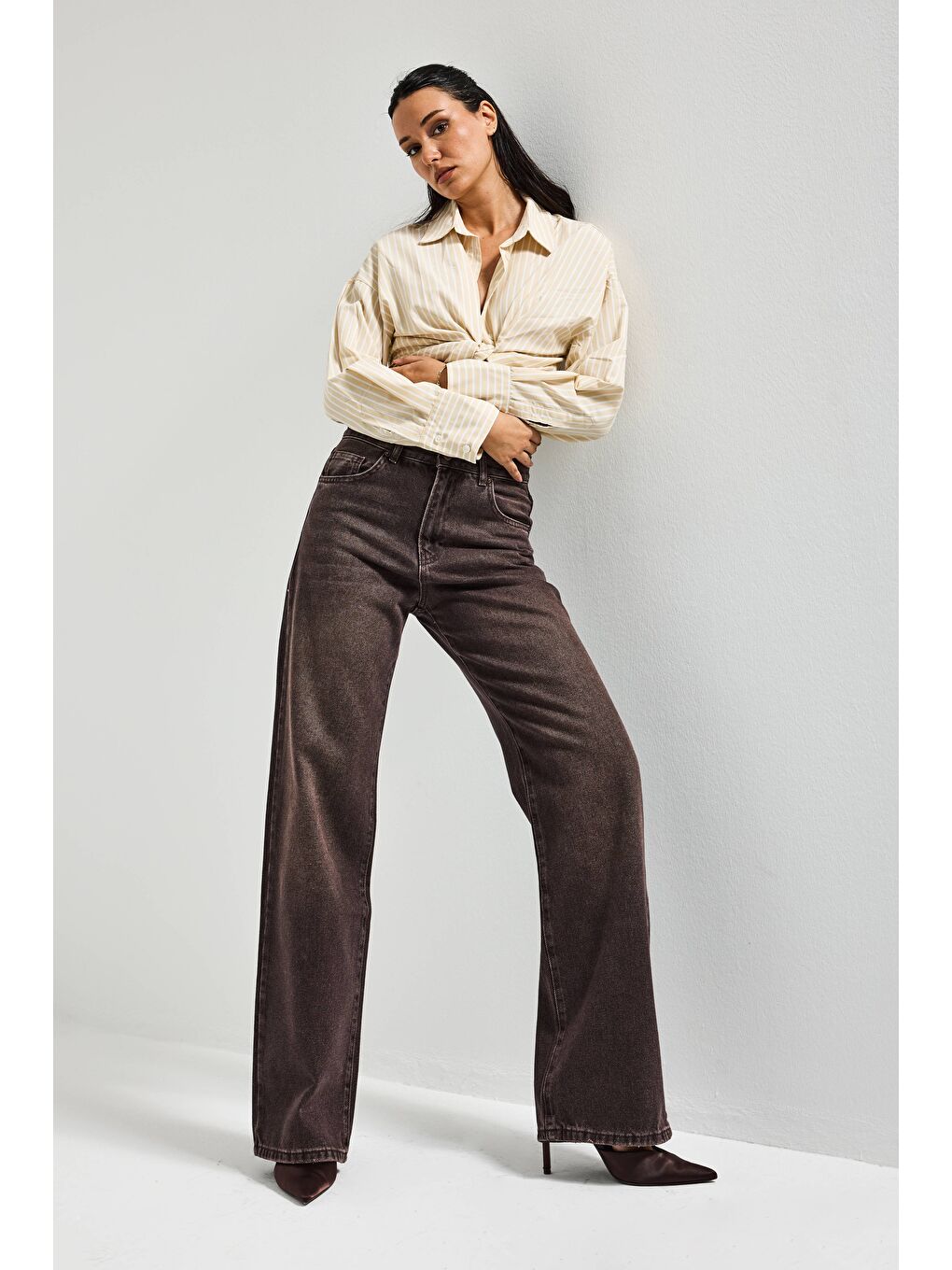 Mavi Kadın Koyu Jean Lora 2s6-16 Loose Fit %100 Pamuk Denim Jean-1