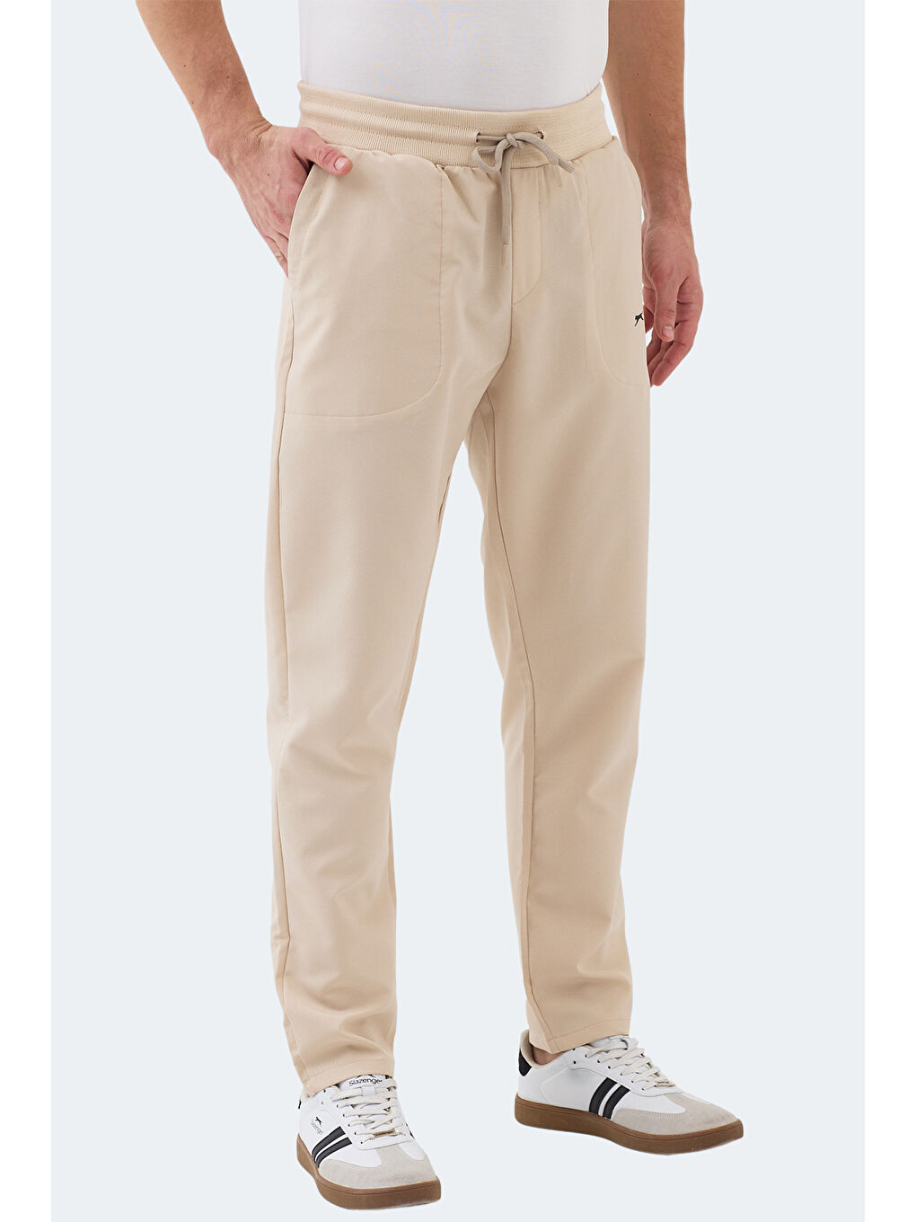 Kahverengi MANUS Erkek Cepli Camel Eşofman Altı-3