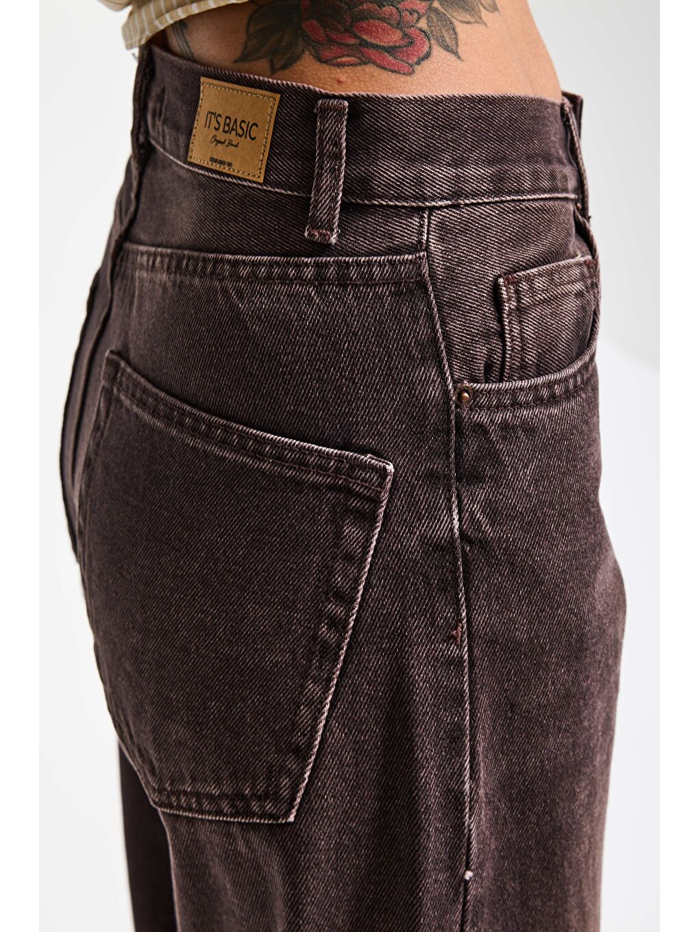 Mavi Kadın Koyu Jean Lora 2s6-16 Loose Fit %100 Pamuk Denim Jean-2