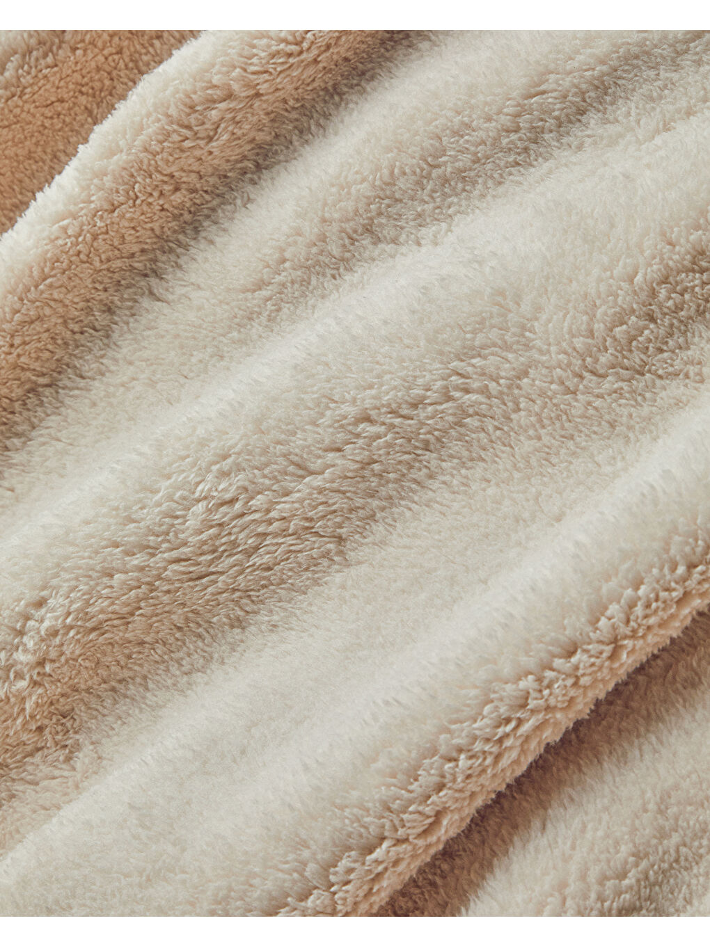 Ekru Cozy Wellsoft Tv Battaniyesi Krem-4